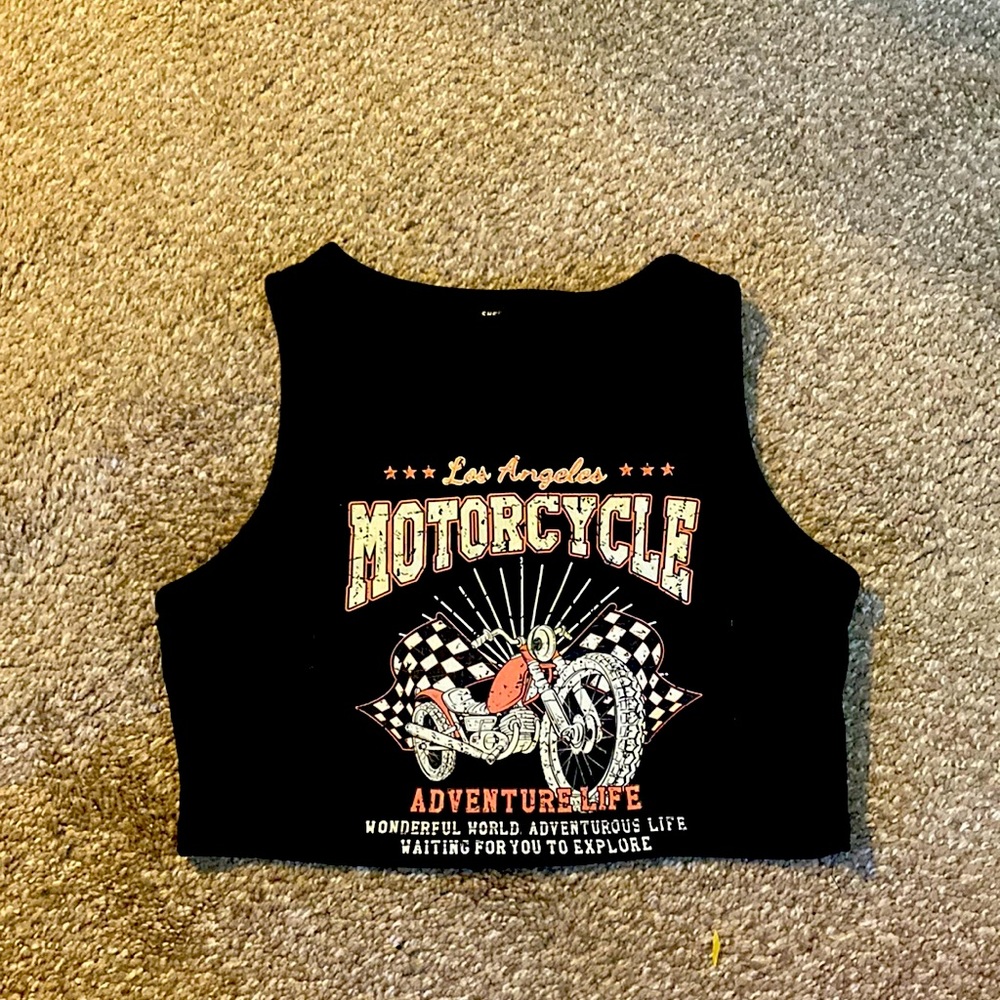 shein motorcycle tank top
